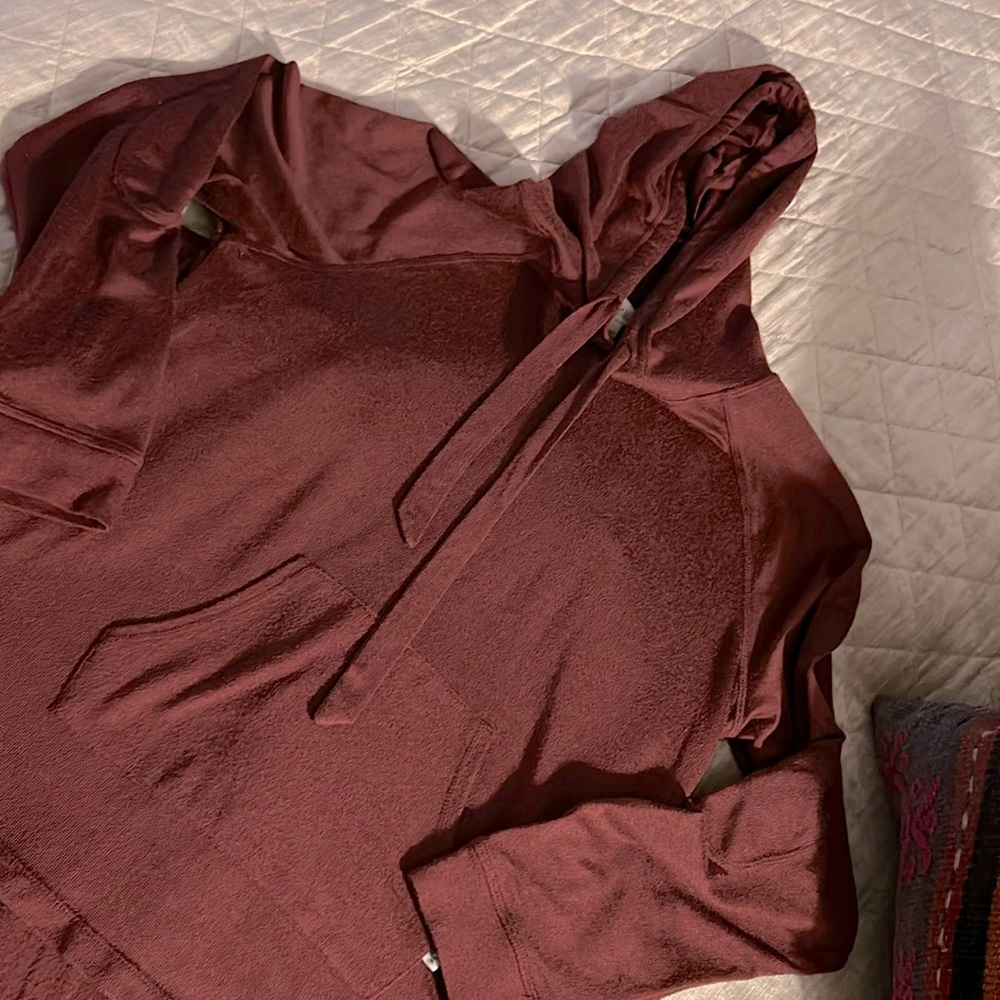 Burgundy Wide Leg Lounge Set- Koolaburra